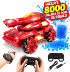Tanque a control remoto dispara balines de agua