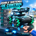 Tanque a control remoto dispara balines de agua